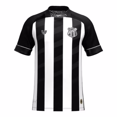 Camisa Ceará Home 25/26 - Preta e Branca